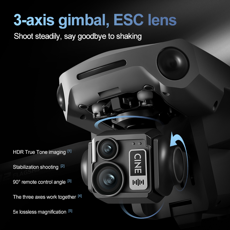 8K 3 Axis Gimbal Brushless 7.2 – Drone Gimbal Case Bewertung und Preis