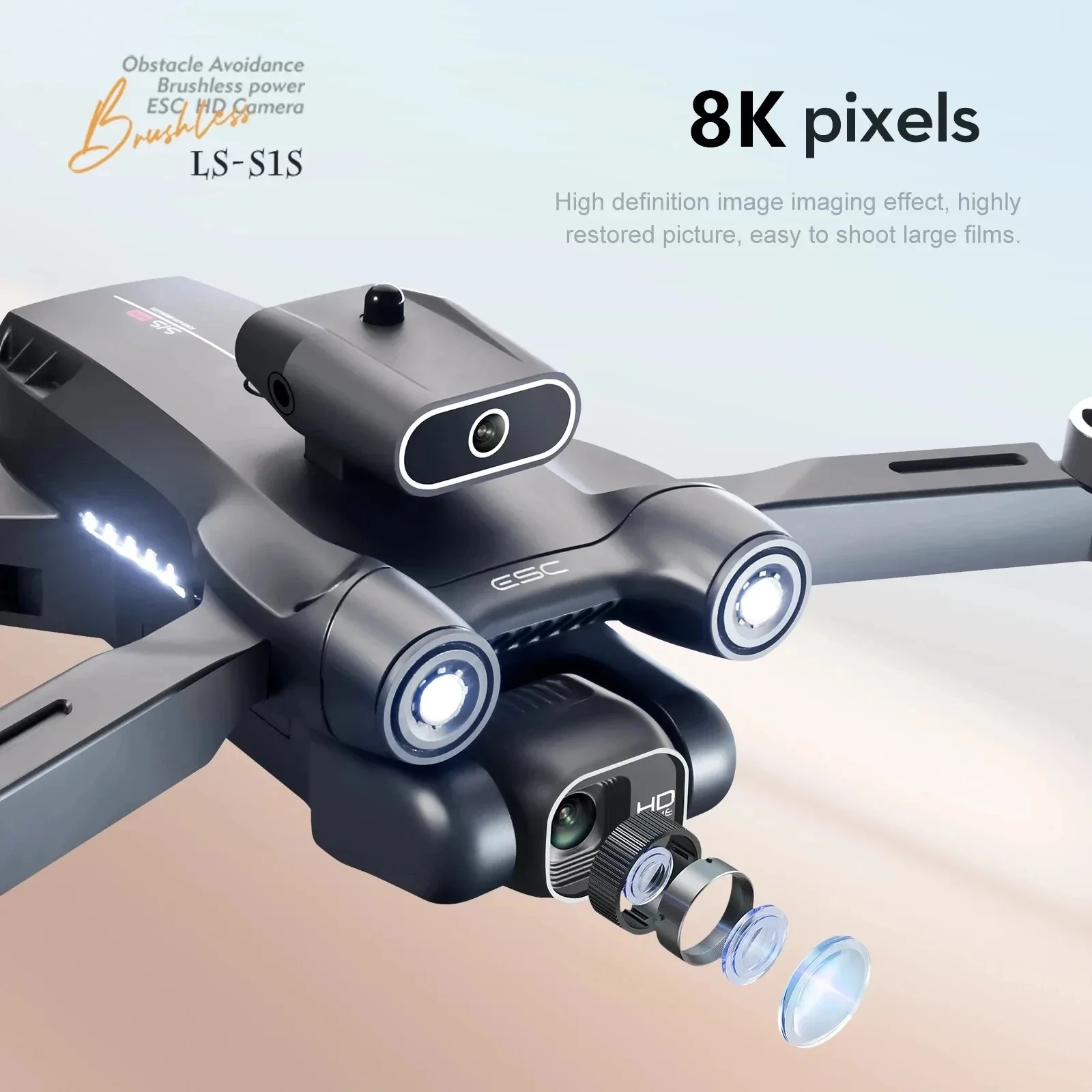 New S1S 5G GPS Drone Camera 8K – Drone Gimbal Brushless Bewertung und Preis