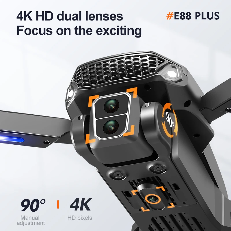 New E88 Plus Quadcopter Drone: – Drone Gimbal Brushless Bewertung und Preis