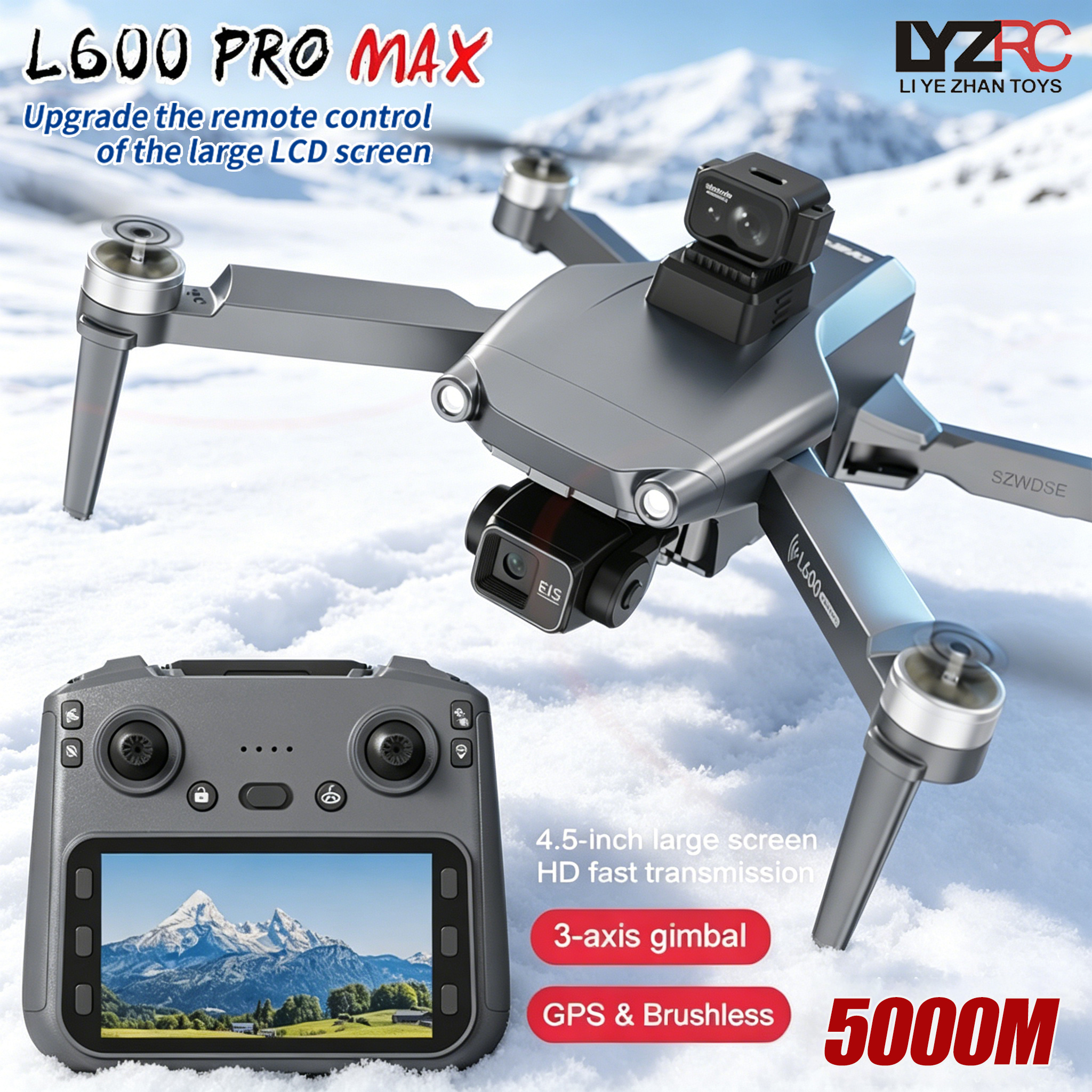 L600 MAX GPS Drone Professiona – Drone Gimbal 3 Axis Bewertung und Preis