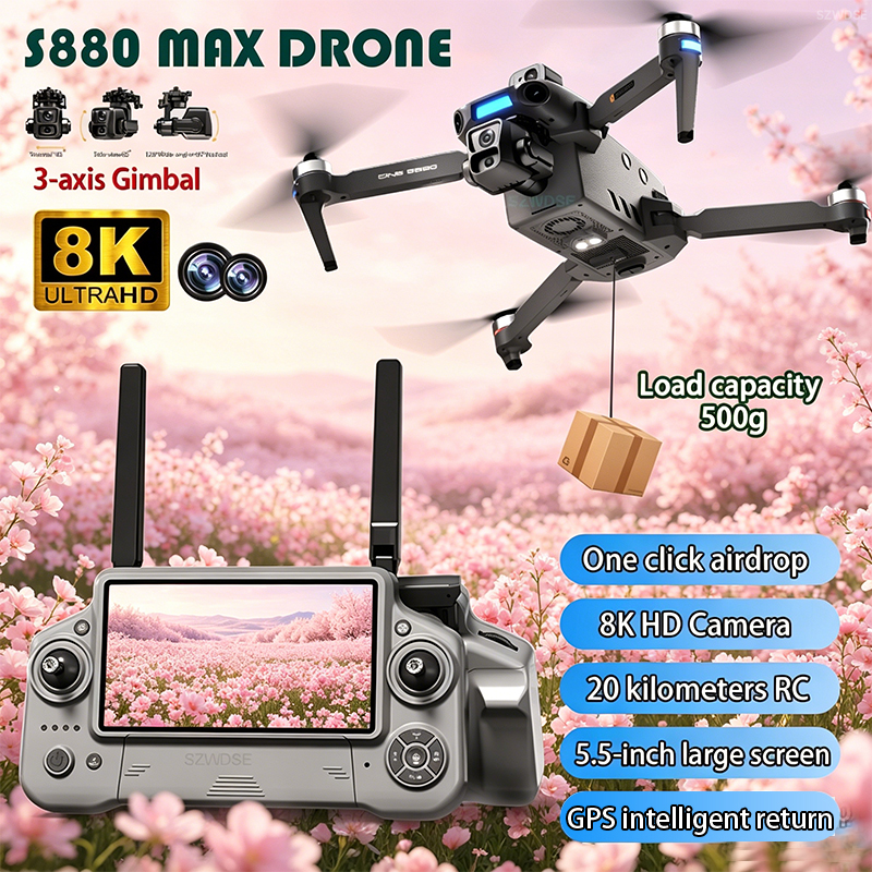 2026 New 8K Dual Camera Drone  – Drone Gimbal Brushless Bewertung und Preis