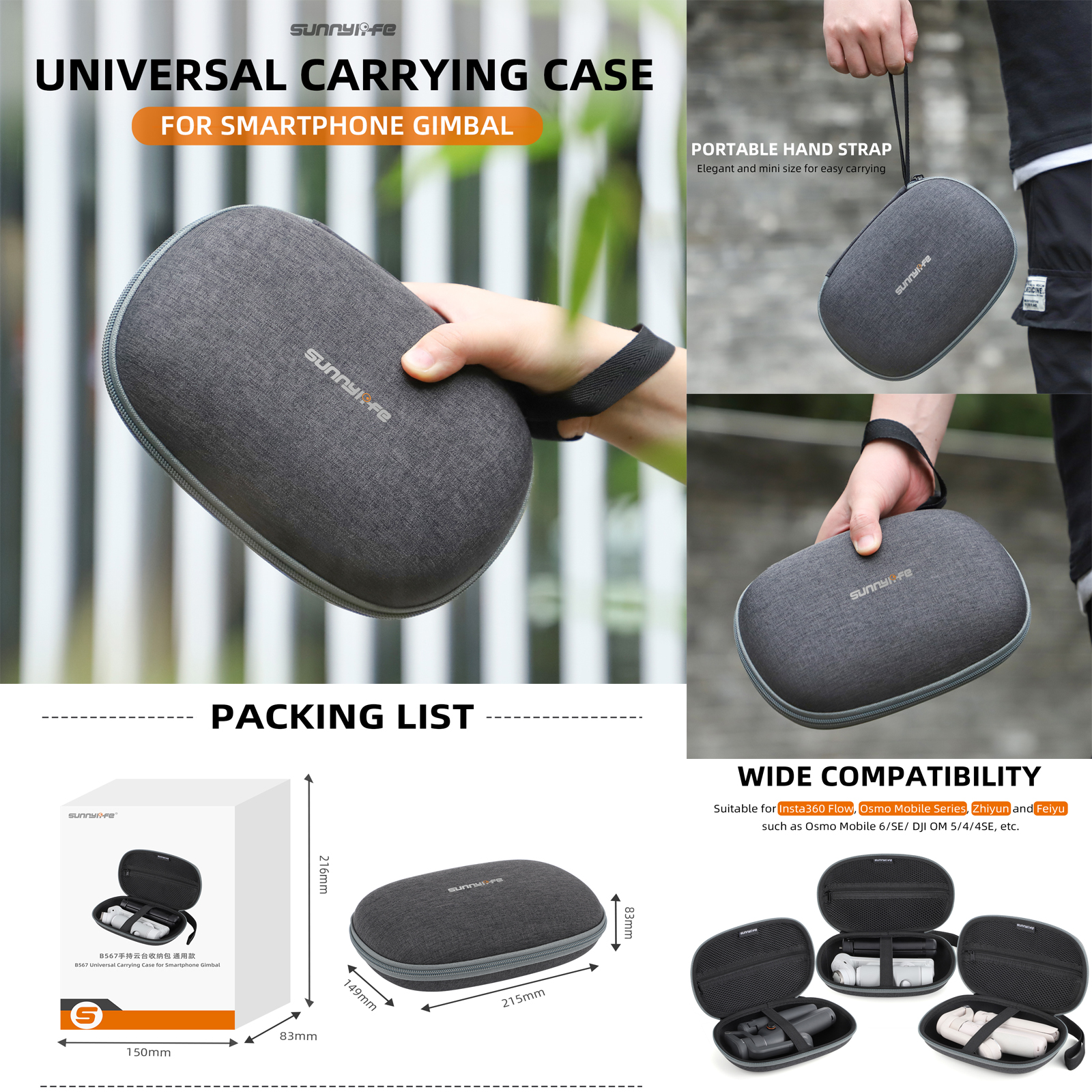 Sunnylife Hard Case Protective – Drone Gimbal For Insta360 Bewertung und Preis