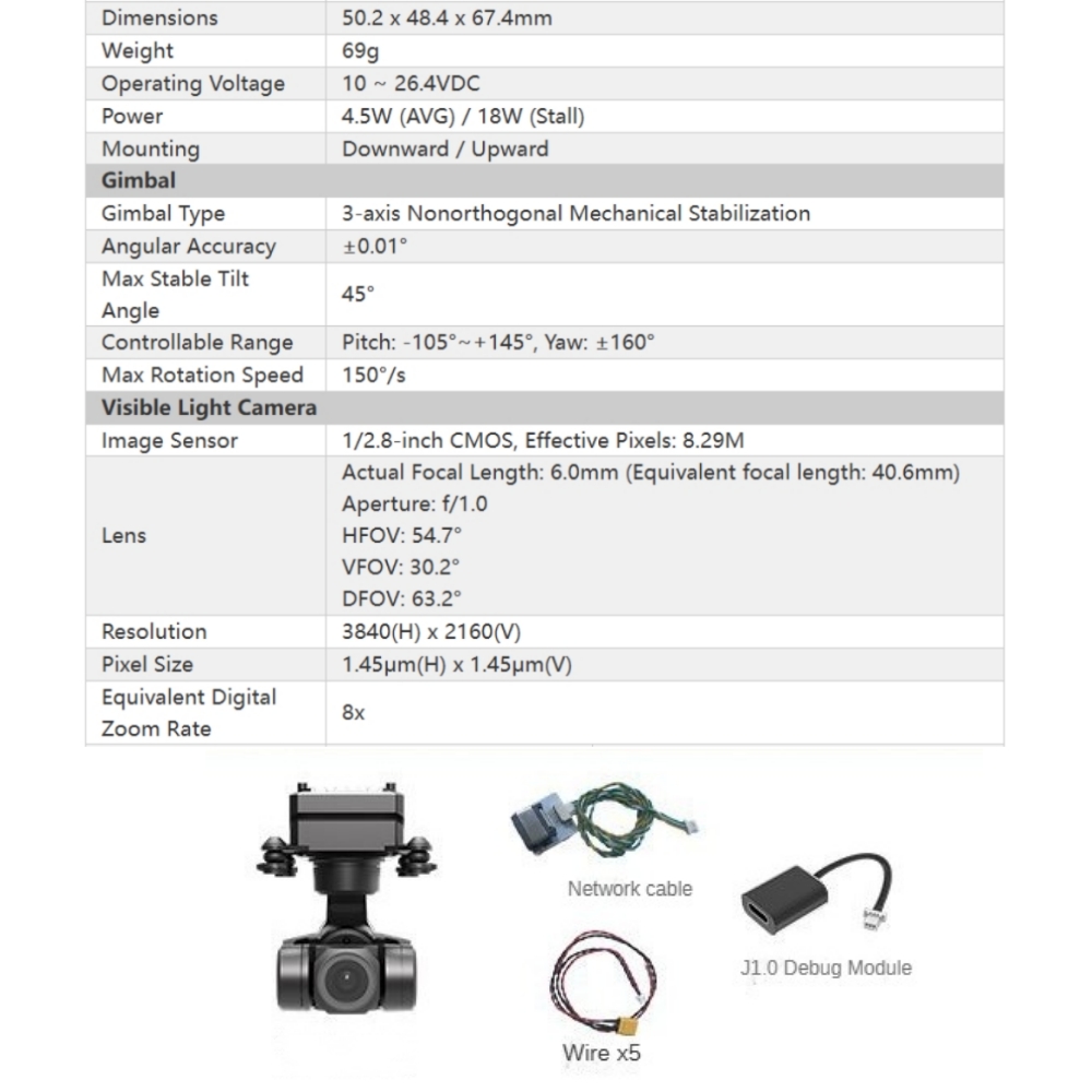 NCZOBOE Supports Network/UART/ – Drone Gimbal 3 Axis Bewertung und Preis
