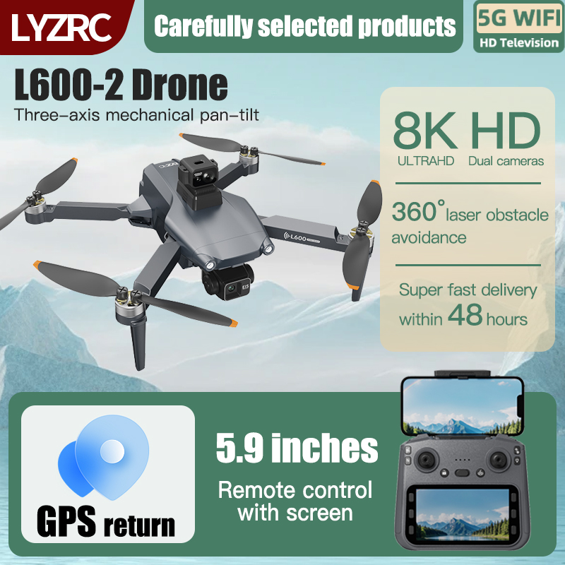 LYZRC L600-2 MAX GPS Drone 3-A – Drone Gimbal 2 Axis Bewertung und Preis
