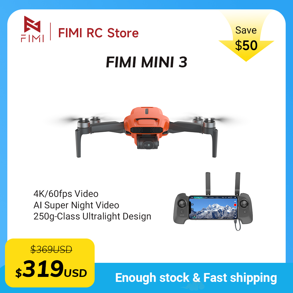 FIMI MINI 3 Camere drone 4K 60 – Drone Gimbal Brushless Bewertung und Preis