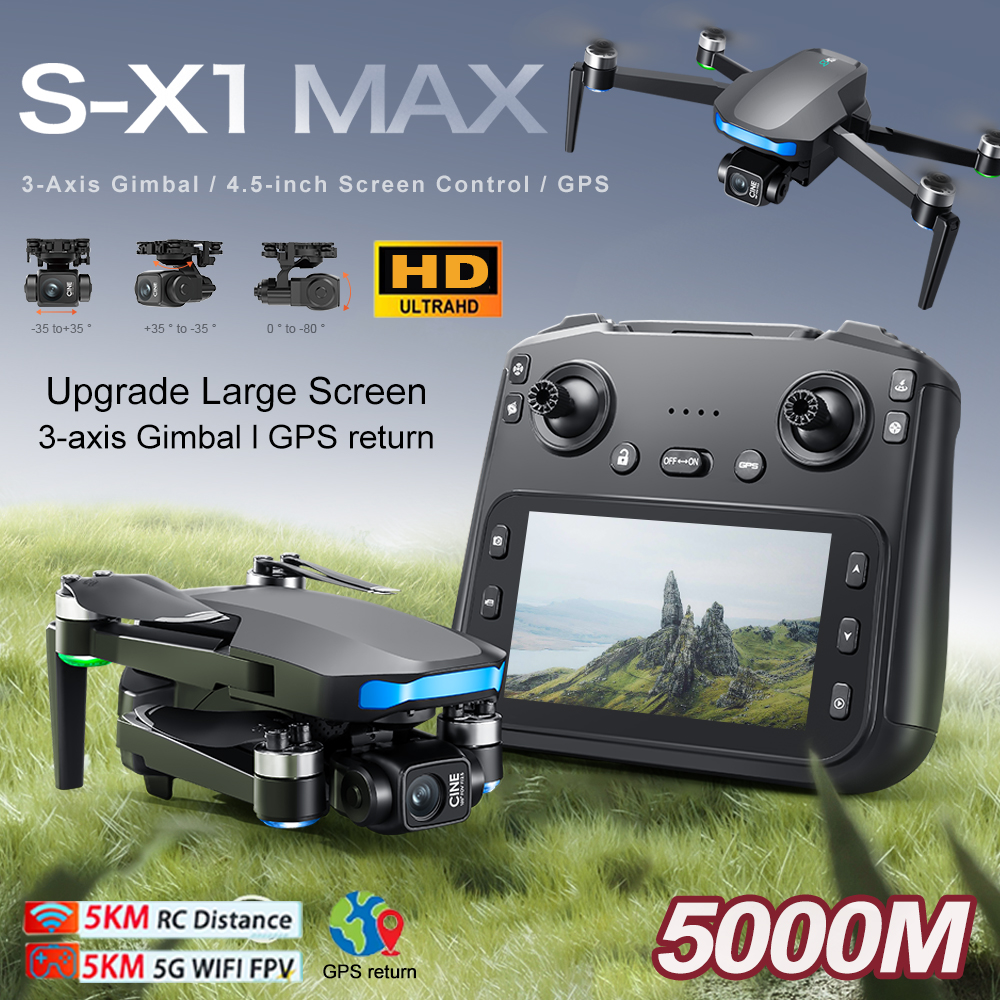 New S-X1 MAX Drone GPS 8K Prof – Drone Gimbal Brushless Bewertung und Preis